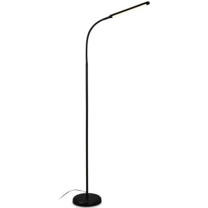 LED Vloerlamp - Warm Wit Licht - Dimbaar - Flexibele Lampkop