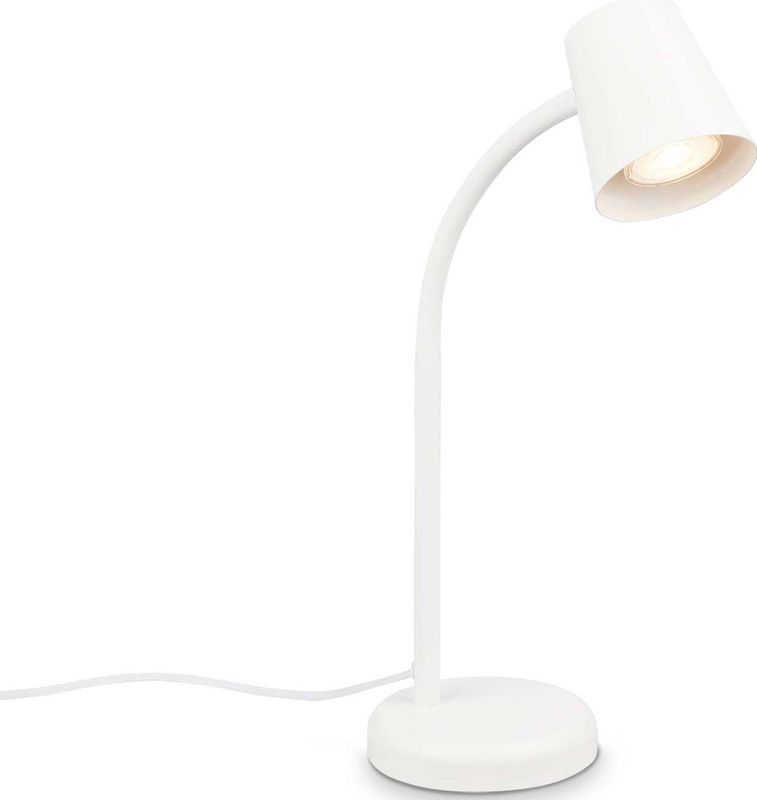 Bureaulamp - Verstelbaar - GU10 Fitting - Zwart - 385x130x245mm