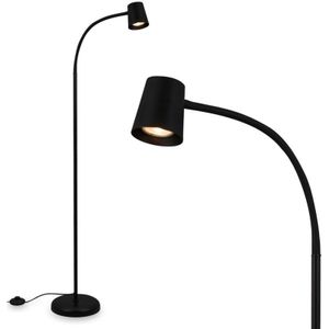 BRILONER Skriva - Vloerlamp - Zwart - Exclusief GU10