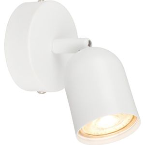 Spot BRILONER, draaibaar, max. 9 Watt, GU10, wit, 8 cm