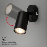 Briloner - Wandlampe Innen Wandleuchte Spotleuchte Leselampe Flur schwenkbar, 1-flammig