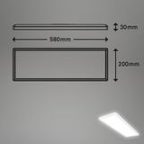 Plafondlamp - LED - Wit - 22W - 3000 Lumen