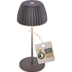 Briloner LED tafellamp Brilo unplugged Riffle, 20 cm, antraciet