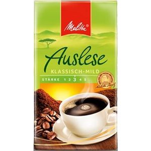 Melitta Auslese KLASSISCH-MILD Kaffee, gemahlen, mild, 500,0 g