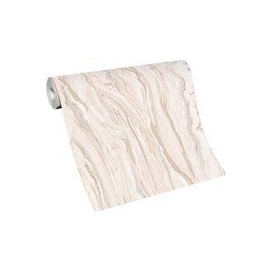 Elle Decoration Vliesbehang Marble Roze