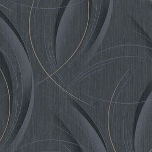 Modern behang abstract, Zwart behang woonkamer, BRICOFLOR.nl