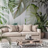 Vliesbehang - Groen - 2242-10