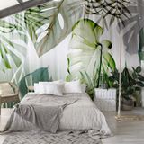 Vliesbehang - Groen - 2242-10