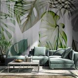 Vliesbehang - Groen - 2242-10