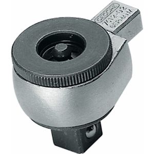 Gedore - 7687230 Insteekratel - 1/2"" SE 9x12 - Chroom-vanadium Staal - Matverchroomd