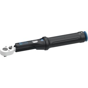 GEDORE Torcoflex Momentsleutel, 1/4 inch, 1-5 Nm, met hefboom-omschakelratel, stalen buis, zwart/blauw