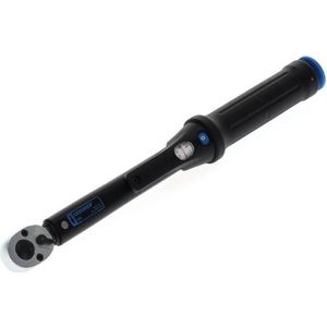 GEDORE Torcoflex momentsleutel, 1/4 inch, 5-25 Nm, met hefboomomschakelratel, stalen buis, zwart/blauw