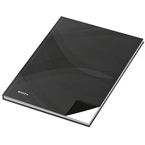 RNK Notizbuch A4 notes carbon black blanko 96 Blatt
