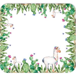 RNK Mousepad-Block 24x22cm 30 Blatt 'Lama'