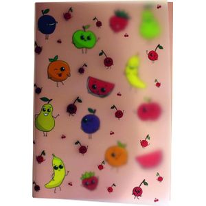 RNK-Verlag Notizbuch Früchte DIN A5 kariert, mehrfarbig Softcover 200 Seiten