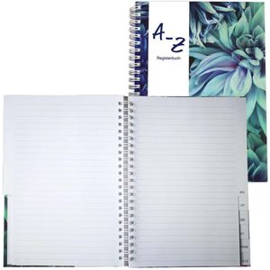RNK Notizbuch A6 -Blossom- 48 Blatt mit Register
