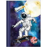 Notizbuch A4 -Skatonaut- blanko 96 Blatt