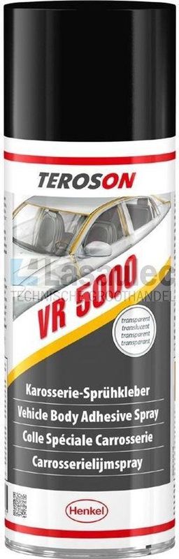 TEROSON VR 5000 Spuitlijm - 500ml - Universele Lijmspray voor Auto Bekleding en Poreuze Materialen