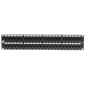 LINDY Patchpaneel CAT6 2U 48 Port RJ-45 onafgeschermd zwart