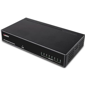 Lindy 25045 netwerk-switch Managed Gigabit Ethernet (10/100/1000) Power over Ethernet (PoE) Zilver