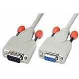 LINDY 31523 RS232 Verlängerungskabel 9 pol. Sub-D Stecker an 9 pol. Sub-D Kupplung, 1:1, 20m