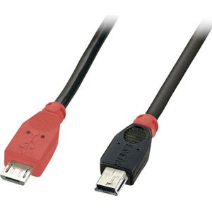 Lindy USB 2.0 kabel micro-B/Mini-B OTG M/M 1 m