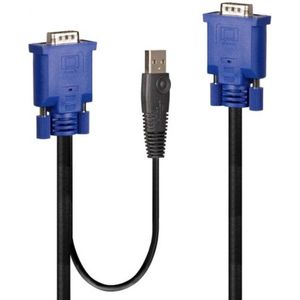 Lindy Câble KVM et USB combiné de 2 m