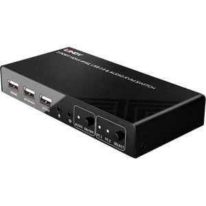 Lindy 32809 KVM-switch Zwart