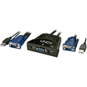 Lindy 32816 KVM-switch Zwart