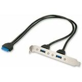 USB-kabel LINDY 33096 Multicolour