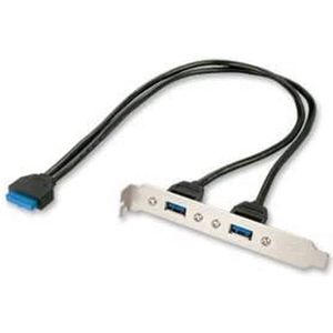 Lindy - USB 3.0 Slot Bracket Adapter - 2 x USB 3.0 Type A - Interne Kabel