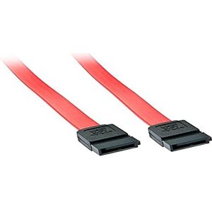LINDY HDD Aansluitkabel [1x SATA-stekker 7-polig - 1x SATA-stekker 7-polig] 0.70 m Rood