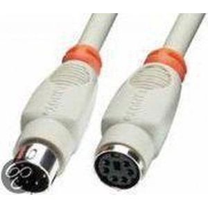 Lindy PS/2 1m PS/2-kabel Grijs