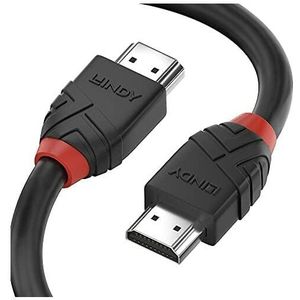 LINDY - HDMI 2.0 Black Line kabel 3 meter, High Speed kabel 4K @60Hz HDMI 2.0 18G 3D 1080p HDCP 2.2 120Hz HDR ARC CEC | Compatibel met TV, PC, Xbox, PS5, Blu-ray, soundbar met Ethernet