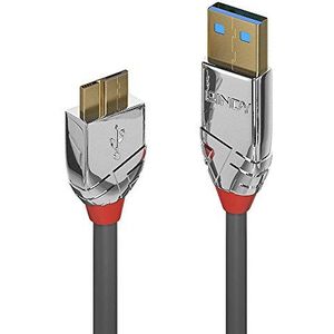 LINDY 36659 USB 3.0 kabel type A naar Micro-B, 3 m