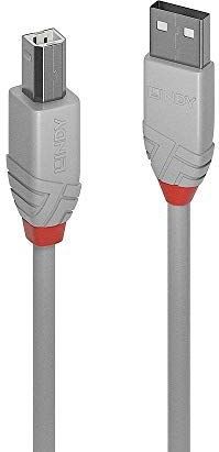 Lindy USB/A-USB/B M-M (3 m, USB 2.0), USB-kabel