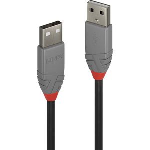 Lindy 36695 USB-kabel USB 2.0 5 m USB A Zwart