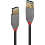 LINDY 36763 3m USB 3.0 Typ A Verlängerungskabel, Anthra Line