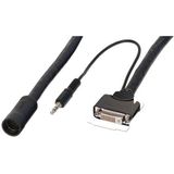 Lindy 37317 toetsenbord-video-muis (kvm) kabel Zwart 0,25 m