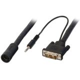 Lindy 37318 toetsenbord-video-muis (kvm) kabel Zwart 0,25 m