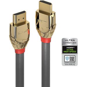LINDY 37601 1m Ultra High Speed HDMI-kabel, Gold Line
