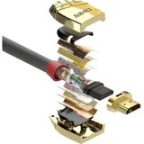 LINDY 37864 5m High Speed HDMI Kabel, Gold Line, 5.0m