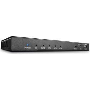 LINDY 38231 4 poorten HDMI-splitter 4096 x 2160 Pixel Zwart