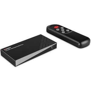 Lindy - 3-poorts HDMI 8K60 Schakelaar - HDMI-switch - Zwart - Hoogwaardige Oplossing