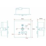 Lindy 38387 KVM-extender Zender