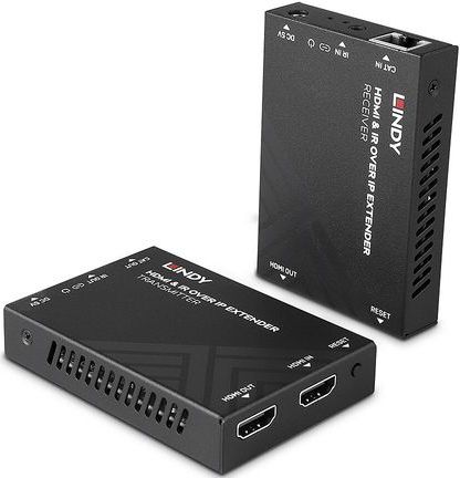Lindy 38398 audio/video extender AV-zender & ontvanger Zwart