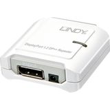 Lindy DisplayPort 1.2 DP++ Extender/Repeater 20m+20m (DP, 20.20 cm), Data + Video Adapter, Wit
