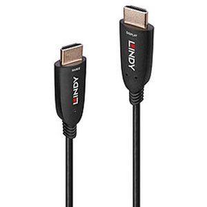 LINDY 38511 HDMI-kabel HDMI Aansluitkabel HDMI-A-stekker 15.00 m Zwart