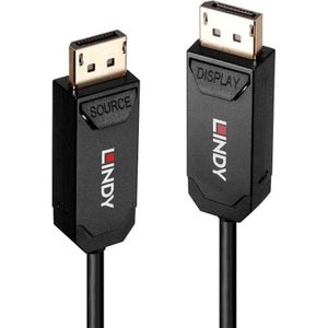LINDY 38522 DisplayPort-kabel DisplayPort Aansluitkabel DisplayPort-stekker 20.00 m Zwart