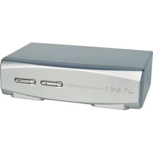 LINDY 2 x DisplayPort 1.2 KVM Switch Pro Audio USB 2.0